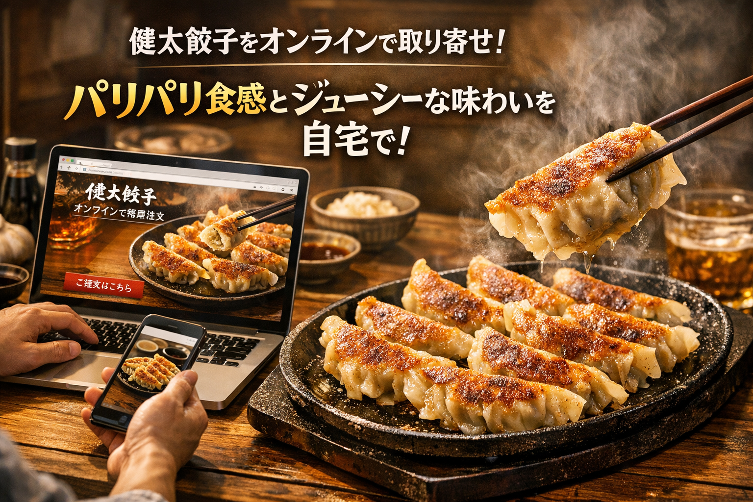 健太餃子をオンラインで取り寄せ！